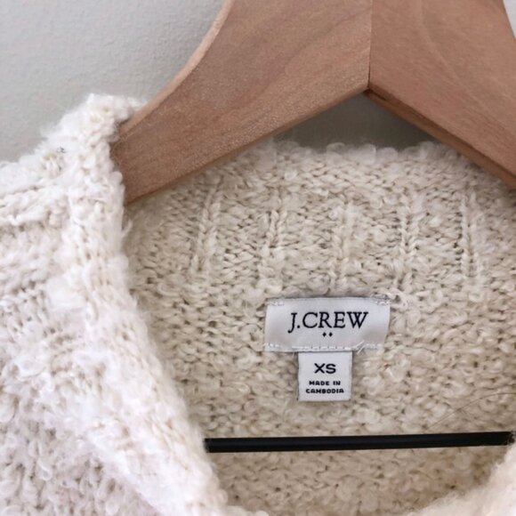 J.Crew Factory Bouclé Mockneck Sweater - Picture 3 of 4